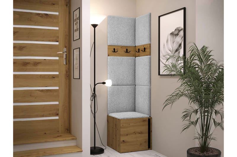 Hollan Hallmöbelset - Grå/Brun - Möbler - Hall & entré - Möbelset för hall & entré