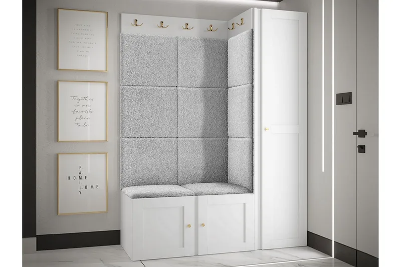 Hollan Hallmöbelset - Vit - Möbler - Hall & entré - Möbelset för hall & entré