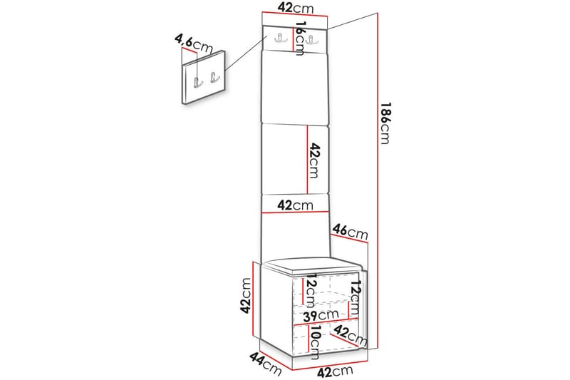 Hollan Hallmöbelset - Möbler - Hall & entré - Möbelset för hall & entré