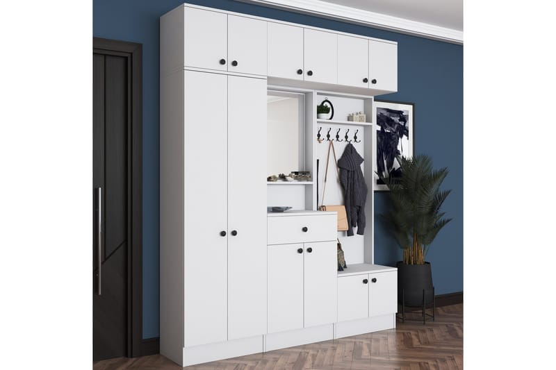 Honny Hallmöbelset Vit - Hanah Home - Möbler - Hall & entré - Möbelset för hall & entré