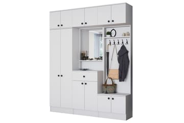 Honny Hallmöbelset Vit - Hanah Home - Möbler - Hall & entré - Möbelset för hall & entré
