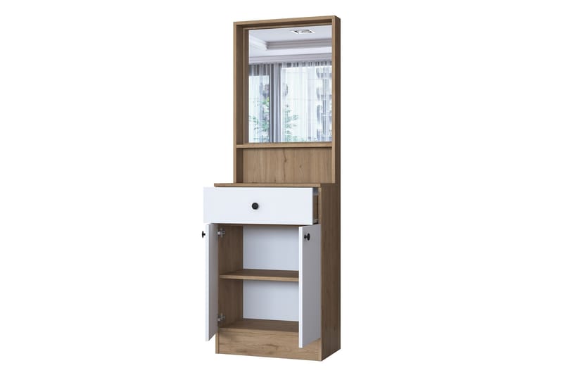 Hooda Hallmöbelset - Valnöt/Vit - Möbler - Hall & entré - Möbelset för hall & entré