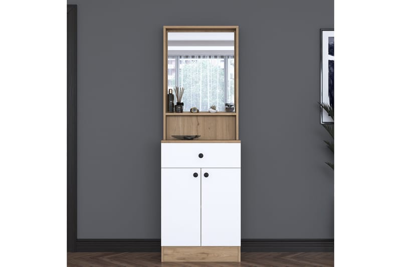 Hooda Hallmöbelset - Valnöt/Vit - Möbler - Hall & entré - Möbelset för hall & entré