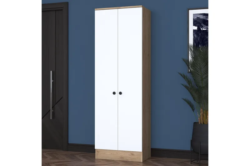 Hooda Hallmöbelset Vit/Brun - Hanah Home - Möbler - Hall & entré - Möbelset för hall & entré