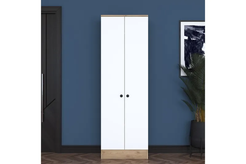 Hooda Hallmöbelset Vit/Brun - Hanah Home - Möbler - Hall & entré - Möbelset för hall & entré