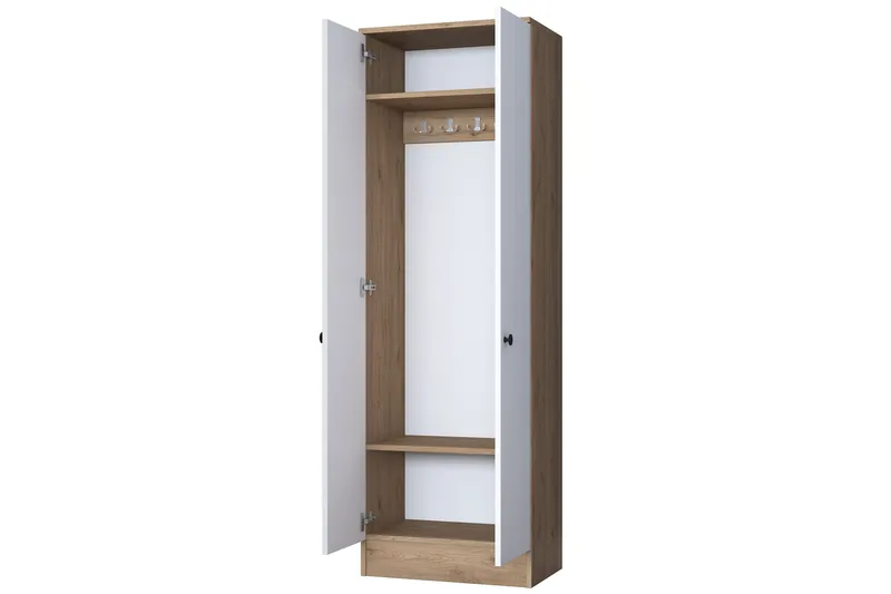 Hooda Hallmöbelset Vit/Brun - Hanah Home - Möbler - Hall & entré - Möbelset för hall & entré