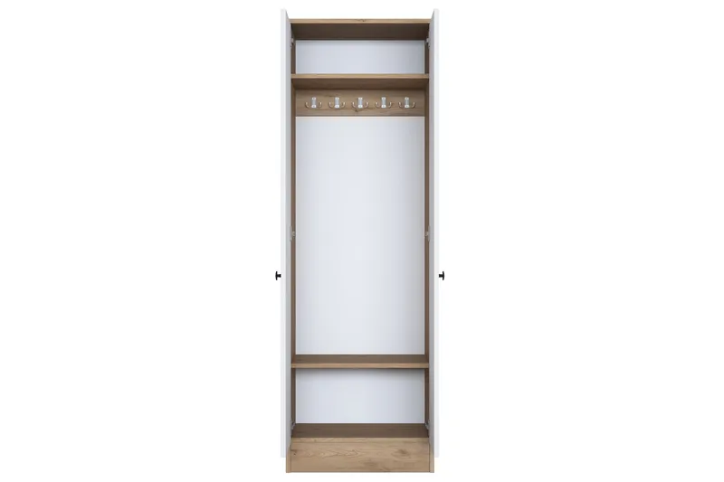 Hooda Hallmöbelset Vit/Brun - Hanah Home - Möbler - Hall & entré - Möbelset för hall & entré