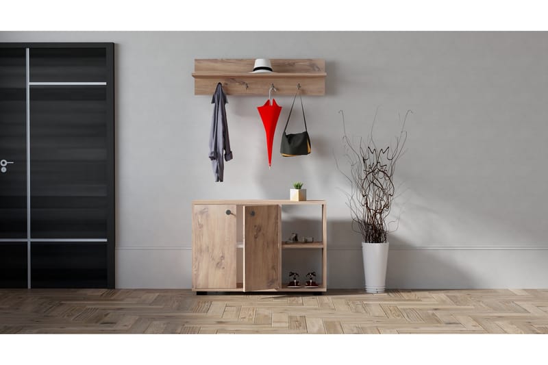 ACTMAAL Hallmöbelset 30x90 cm Natur - Möbler - Hall & entré - Möbelset för hall & entré