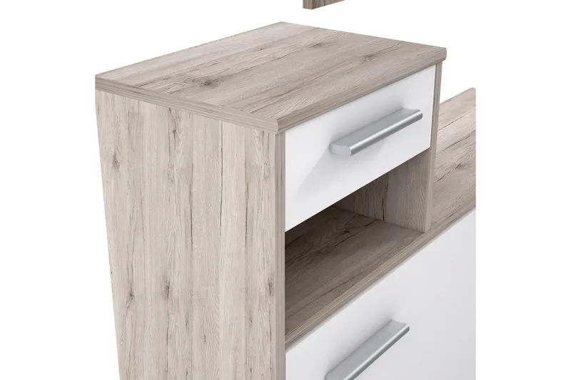 Breslau Hallmöbelset 98x180 cm - Beige/Brun/Vit - Möbler - Hall & entré - Möbelset för hall & entré