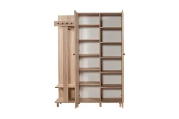 Brokind Klädförvaring 135 cm - Brun/Ek - Möbler - Hall & entré - Möbelset för hall & entré