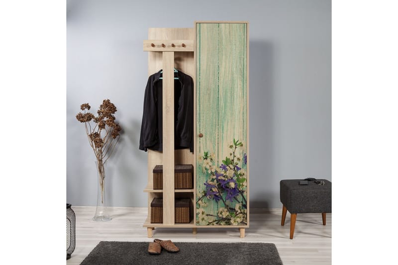 Brokind Klädförvaring 90 cm - Brun - Möbler - Hall & entré - Möbelset för hall & entré