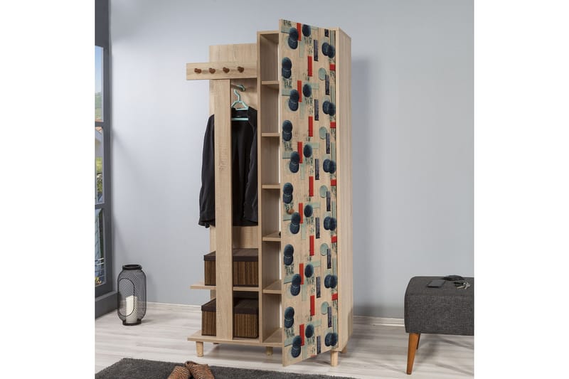 Brokind Klädförvaring 90 cm - Brun - Möbler - Hall & entré - Möbelset för hall & entré