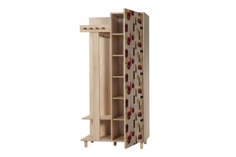 Brokind Klädförvaring 90 cm - Brun - Möbler - Hall & entré - Möbelset för hall & entré
