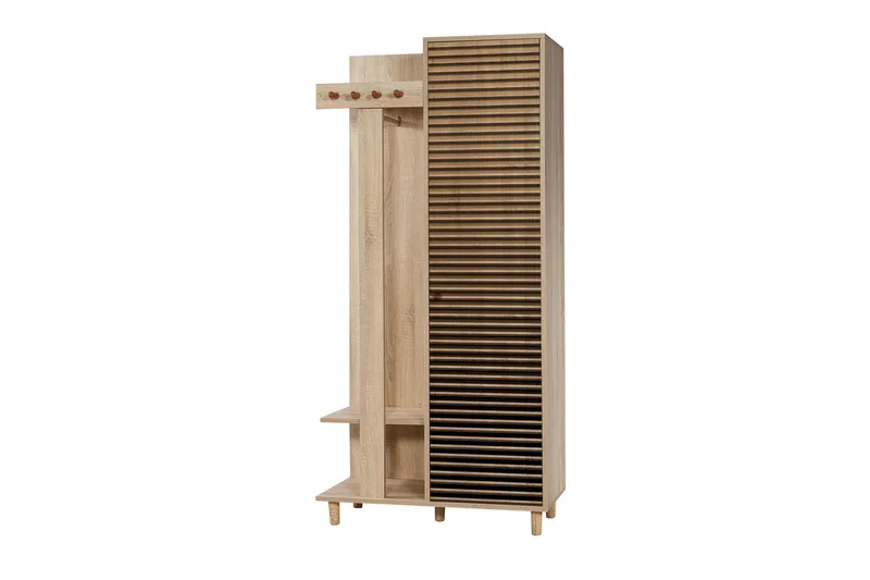 Brokind Klädförvaring 90 cm - Brun - Möbler - Hall & entré - Möbelset för hall & entré