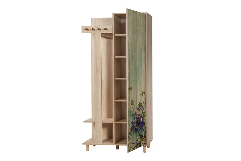 Brokind Klädförvaring 90 cm - Brun - Möbler - Hall & entré - Möbelset för hall & entré