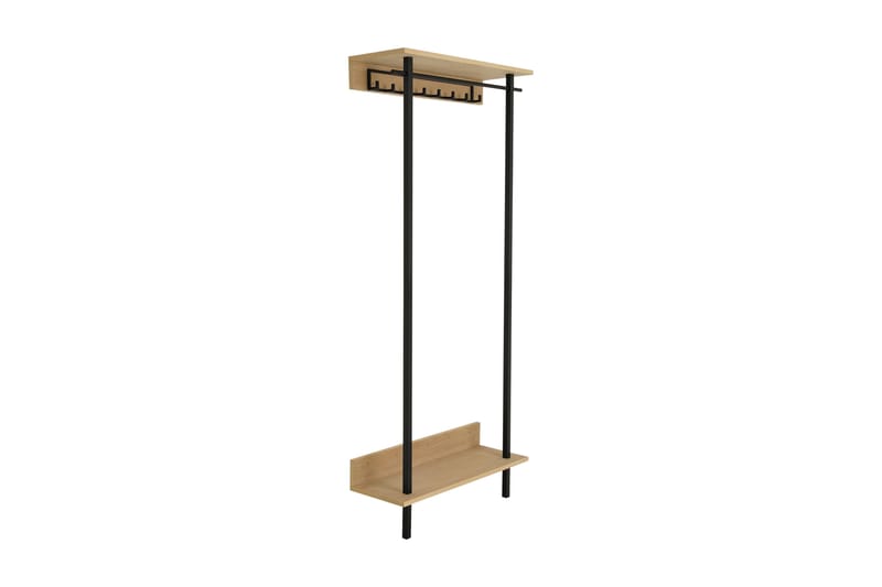 BRUGUERA Hallmöbelset 28x80 cm Vit/Svart - Möbler - Hall & entré - Möbelset för hall & entré