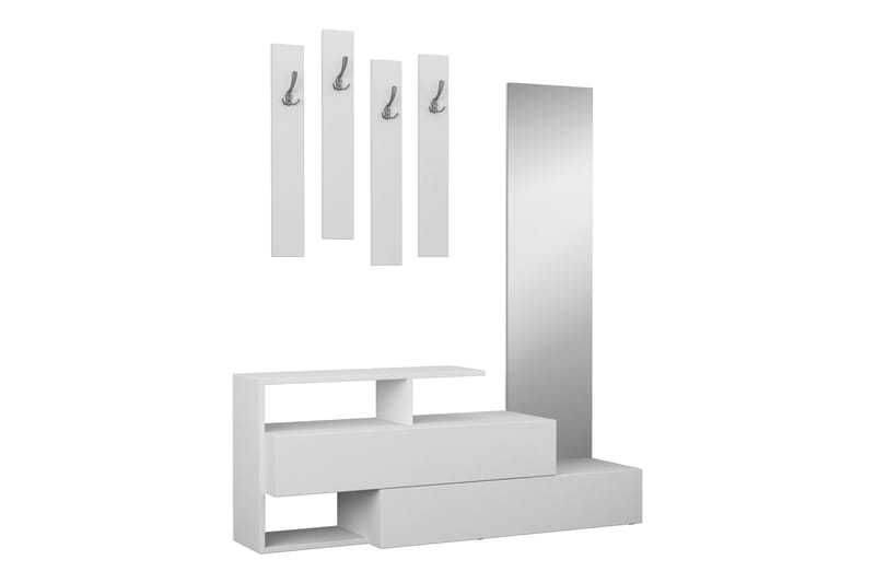 Decorta Hallförvaring/Garderob - Vit - Möbler - Hall & entré - Möbelset för hall & entré