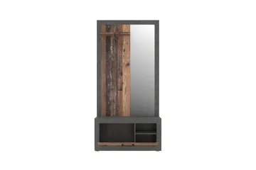 Dolnis Hallmöbelset 34x94 cm - Brun/Grå - Möbler - Hall & entré - Möbelset för hall & entré