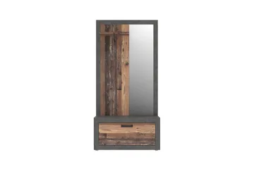 Dolnis Hallmöbelset 34x94 cm - Brun/Grå - Möbler - Hall & entré - Möbelset för hall & entré