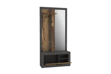 Dolnis Hallmöbelset 34x94 cm - Brun/Grå - Möbler - Hall & entré - Möbelset för hall & entré