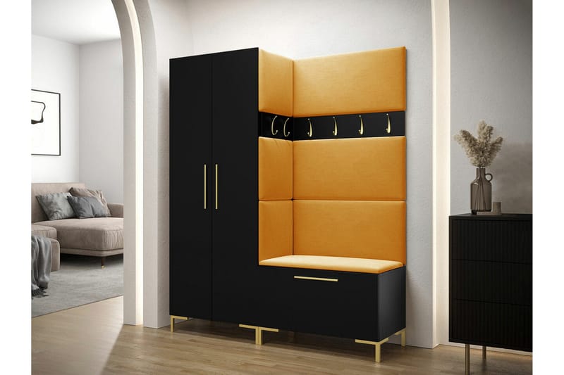 Dunvegan Hallmöbelset 158x44 cm Black - Möbler - Hall & entré - Möbelset för hall & entré