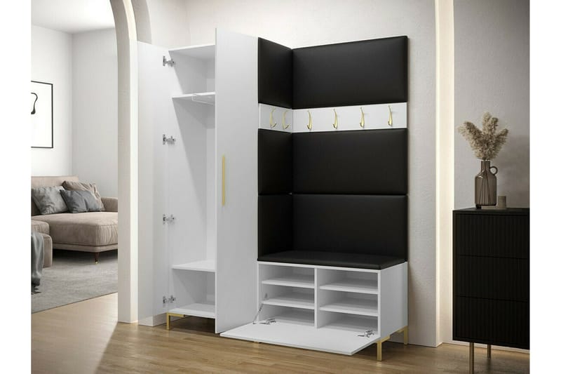 Dunvegan Hallmöbelset 158x44 cm - Mörkbrun - Möbler - Hall & entré - Möbelset för hall & entré