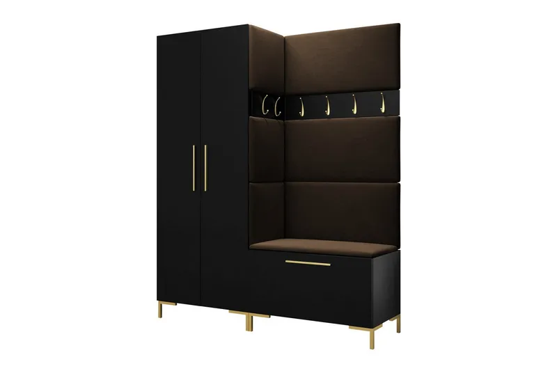 Dunvegan Hallmöbelset 158x44 cm, Svart