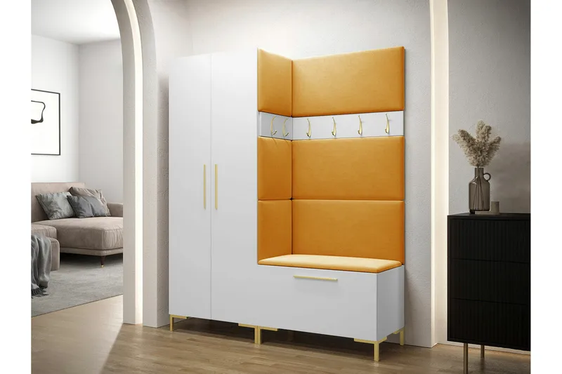 Dunvegan Hallmöbelset 158x44 cm White - Möbler - Hall & entré - Möbelset för hall & entré