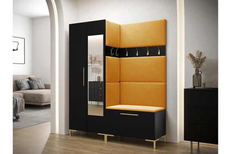 Dunvegan Hallmöbelset 158x46 cm Black - Möbler - Hall & entré - Möbelset för hall & entré