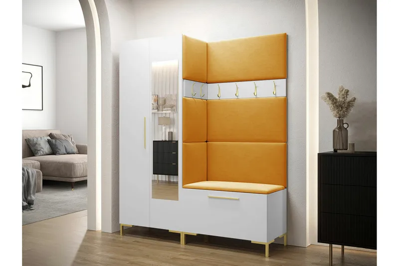 Dunvegan Hallmöbelset 158x46 cm White - Möbler - Hall & entré - Möbelset för hall & entré