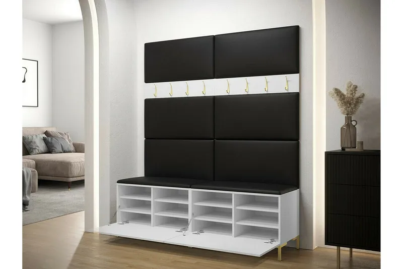 Dunvegan Hallmöbelset 168x46 cm Black - Möbler - Hall & entré - Möbelset för hall & entré