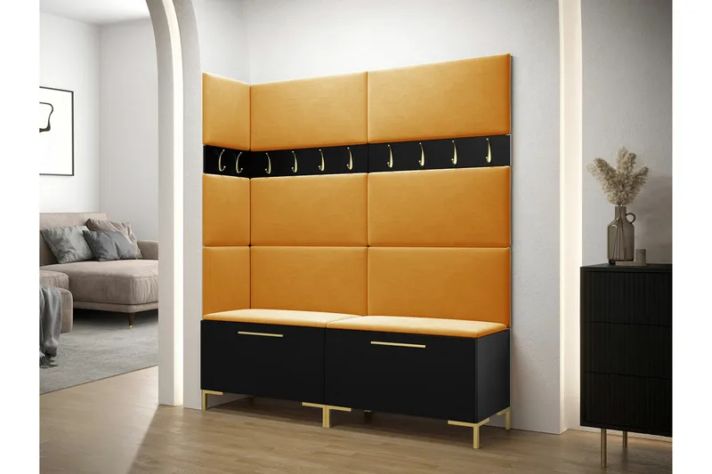 Dunvegan Hallmöbelset 168x46 cm Black - Möbler - Hall & entré - Möbelset för hall & entré