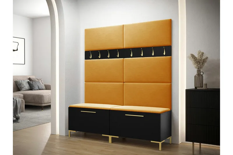 Dunvegan Hallmöbelset 168x46 cm Black - Möbler - Hall & entré - Möbelset för hall & entré