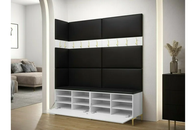 Dunvegan Hallmöbelset 168x46 cm - Vit - Möbler - Hall & entré - Möbelset för hall & entré