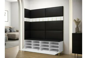 Dunvegan Hallmöbelset 168x46 cm - Vit - Möbler - Hall & entré - Möbelset för hall & entré