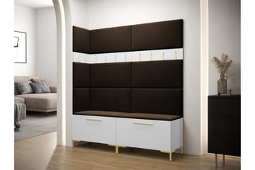 Dunvegan Hallmöbelset 168x46 cm - Vit - Möbler - Hall & entré - Möbelset för hall & entré