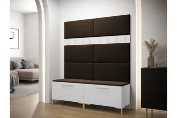 Dunvegan Hallmöbelset 168x46 cm - Vit - Möbler - Hall & entré - Möbelset för hall & entré