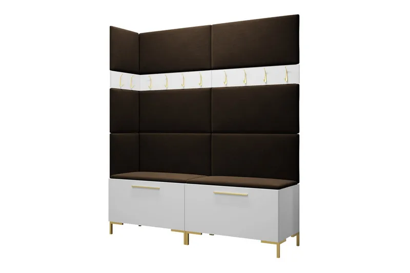 Dunvegan Hallmöbelset 168x46 cm, Vit