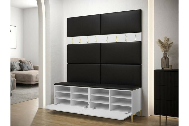 Dunvegan Hallmöbelset 168x46 cm - Vit - Möbler - Hall & entré - Möbelset för hall & entré