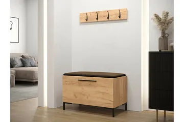 Dunvegan Hallmöbelset 84x44 cm - Mörkbrun - Möbler - Hall & entré - Möbelset för hall & entré