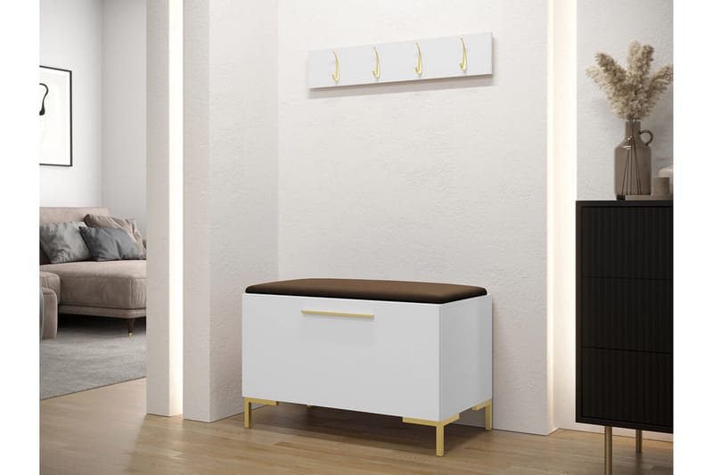 Dunvegan Hallmöbelset 84x44 cm - Vit - Möbler - Hall & entré - Möbelset för hall & entré