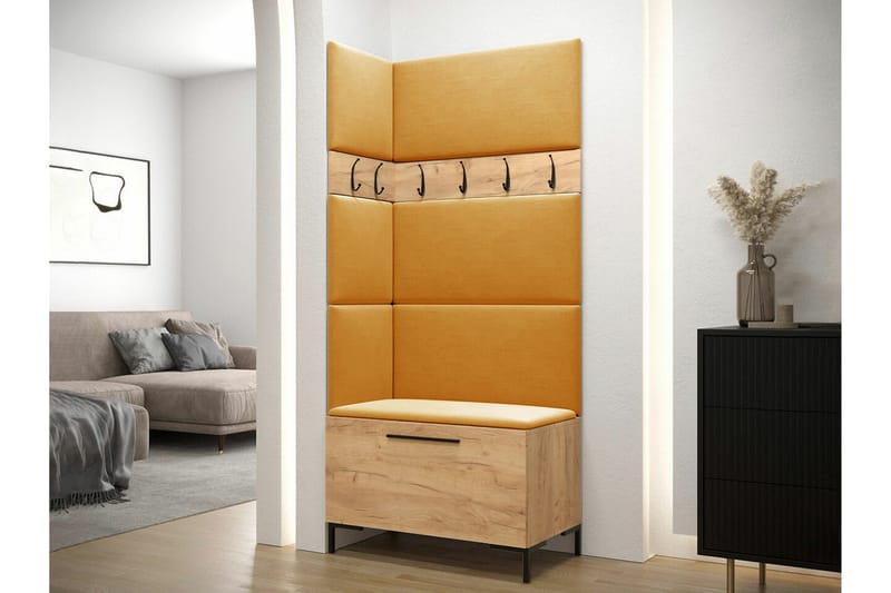 Dunvegan Hallmöbelset 84x46 cm - Brun - Möbler - Hall & entré - Möbelset för hall & entré