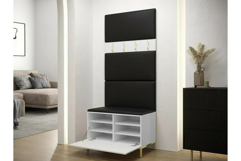 Dunvegan Hallmöbelset 84x46 cm - Svart - Möbler - Hall & entré - Möbelset för hall & entré