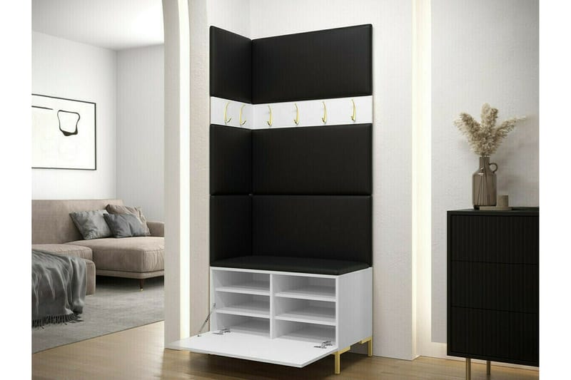 Dunvegan Hallmöbelset 84x46 cm - Vit - Möbler - Hall & entré - Möbelset för hall & entré