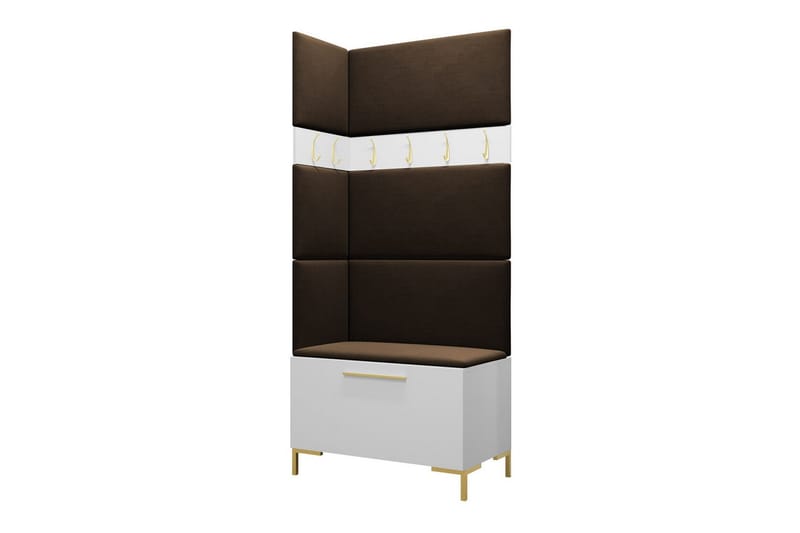 Dunvegan Hallmöbelset 84x46 cm, Vit