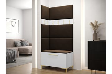 Dunvegan Hallmöbelset 84x46 cm - Vit - Möbler - Hall & entré - Möbelset för hall & entré