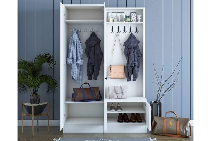 Erickslund Hallmöbelset - Vit - Möbler - Hall & entré - Möbelset för hall & entré