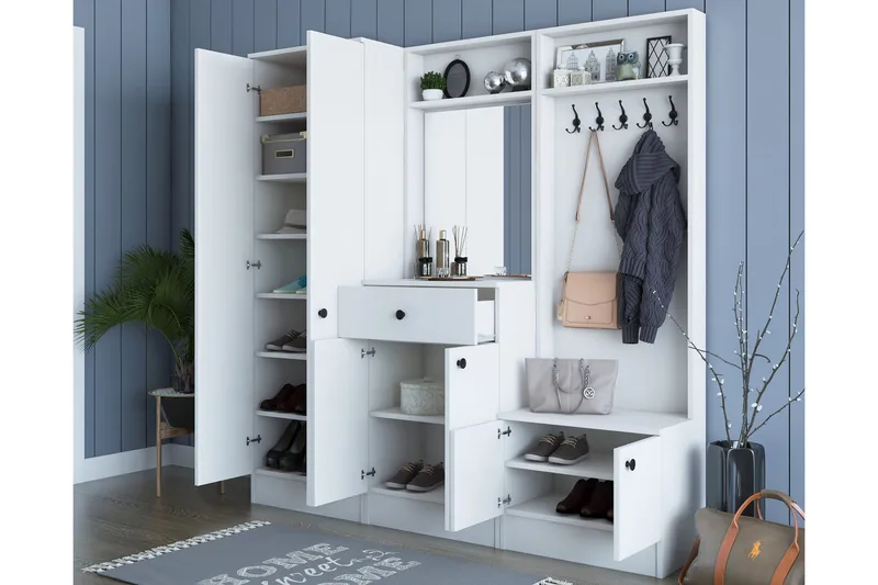 Erickslund Hallmöbelset - Vit - Möbler - Hall & entré - Möbelset för hall & entré