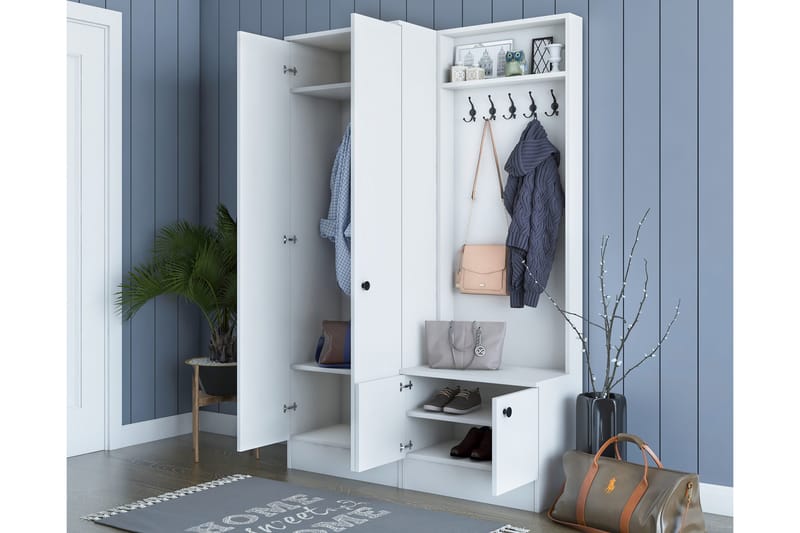 Erickslund Hallmöbelset - Vit - Möbler - Hall & entré - Möbelset för hall & entré