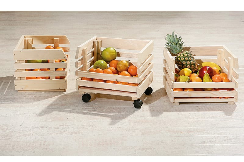 FRUITS Förvaringshylla 37 Brun - Möbler - Hall & entré - Möbelset för hall & entré